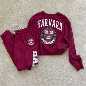 Harvard Sweater Set